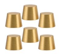 KOMBIUDA 6 Piezas De Patas De Latón para Tabla De Cortar Parachoques para Tabla De Cortar Soporte para Bandeja Patas Decorativas para Bandeja De Latón para