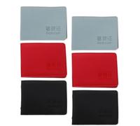 KOMBIUDA 6 Piezas Funda para Licencia de Conducir de Cuero PU Diseño 2en1, y Portátil, 4 Ranuras para Tarjetas, Protección Segura para Uso Diario y Obsequio