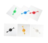 KOMBIUDA 6 Piezas Interactivo de Flechas Rotativas para Accesorios de Aprendizaje Coordinación Mano y Habilidades de Observación el Aula y Casa