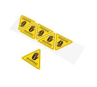 KOMBIUDA 6 Piezas Pegatinas de Advertencia de Eléctrico Etiquetas de Seguridad para Electricidad Diseño de Alta Visibilidad Uso Industrial y Paneles Eléctricos Comunicación Internacional
