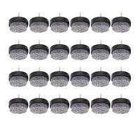 KOMBIUDA 60 Piezas Almohadillas de Fieltro Redondas con para Muebles Antideslizantes y Protectoras de Suelos de Unidades para Patas de Sillas y Mesas