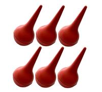 KOMBIUDA 6piezas Bulbo Aspirador Para Niño Niña Succión Segura Mucosidad Limpieza Eficaz Nariz y Oídos Con Diseño Antibloqueo Rojo Multifunctional
