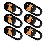 KOMBIUDA 6piezas Cobertura De Privacidad para Web Deslizante Adhesivo para Portátil Tableta y Conjunto Diseño De Protección De Privacidad para Laptop y Tablet