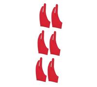 KOMBIUDA 6piezas Guantes De Dibujo Curvos Para Guantes De De Dedos Rojo Protección y Para Tablets y