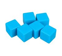 KOMBIUDA 6piezas Kit Mesa Dados De Plástico Caras Acrílicos Educativos DIY para Enseñanza y Decoración