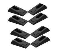 KOMBIUDA 8 Piezas Base de Varilla de Ropa ropero Soporte Perchero para Colgar Ropa Black