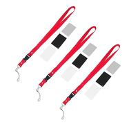 KOMBIUDA 9 Piezas Tarjetas de Balance de Blancos para Fotografía con Correa Resistente al Agua y Arañazos Calibración Profesional para Cámara DSLR Accesorio Portátil para Exposición Precisa