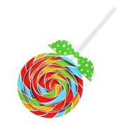 KOMBIUDA Accesorios De Piruleta Lollipop Con Accesorio De Arco Accesorio De Piruleta Grande Adornos De Dulces Individualmente Accesorio De Paleta Realista Déjame Jumbo Papel Cuché