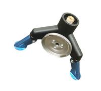 KOMBIUDA Adaptador para Hornillo de Camping Converter Práctico para Estufa Portátil Accesorio Resistente para Cocina al Aire Compatible con Fuegos de Gas y Butano