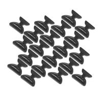 KOMBIUDA Almohadillas Nasales Adhesivas de Silicona Suave para Gafas, Forma de Ala, Antideslizantes, 20 Pares, Repuesto para Puente Nasal, Uso Diario y Comodidad Prolongada