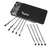 KOMBIUDA Base de soporte de pintura y juego de 15 pinzas de cocodrilo: soporte resistente para maquetas de pintura para aficionados, arquitectura y proyectos artísticos.