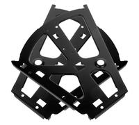 KOMBIUDA Bisagras Abatibles de Acero Laminado Frío para Zapatero 2 Piezas Negras Accesorios Resistentes para Gabinetes de Zapatos Doble Capa Repuesto para Organizador de Calzado en