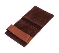 KOMBIUDA Bolsa Embalaje Decorativo Cinta de Tela de Terciopelo Pequeña para Joyas Organizador Portátil Color Marrón para Pendientes y Collares, Adecuado para Fiestas, Bodas y Viajes