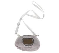 KOMBIUDA Bolsa para Transporte de Pequeños Animales Portátil y Transpirable con Fondo Plano Estable Correa de Hombro para Hámsters Cobayas y Dragones Viajes y Paseos al Aire