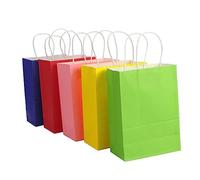 KOMBIUDA Bolsas De Papel Con Mango 20 Unids 16x22x8cm Para Compras Bodas Baby Shower