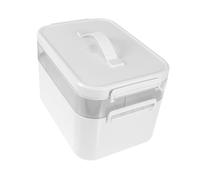 KOMBIUDA Botiquín Portátil De Maletín De Emergencia Tapa Gran Capacidad Para y Artículos Pequeños