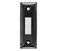 KOMBIUDA Botón de Timbre de Metal Vintage Cable para Montaje en Pared Interruptor de Botón Cableado para Garaje y Puerta Luz Amarilla Integrada para Hogar y Oficina