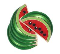 KOMBIUDA Broche de Sandía de Aleación, Pin de Dibujos Animados para Mujer, Clip para Cárdigan y Suéter, Accesorio de Moda Veraniego, Set de 5 Piezas, Diseño Colorido y Resistente