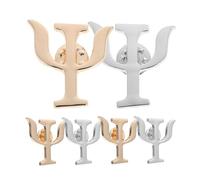 KOMBIUDA Broches de Psicología Vintage en Aleación Dorada y Plateada, Pin de Psiquiatra para Mujer y Hombre, Accesorios para Mochilas y Chaquetas, Set de 6 Piezas