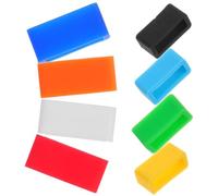 KOMBIUDA Bucle De Hebilla Anticaída Para Correa De Reloj 14mm, Accesorio Práctico Para Usuarios De Relojes Inteligentes, Silicona Duradera, Set De 8 Piezas, Colores Variados Para Uso Diario