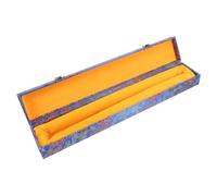 KOMBIUDA Caja De Embalaje Para Abanico De Obsequio Azul De Tapa Para Decorar Eventos Caja De Almacenamiento Para Abanicos Plegables