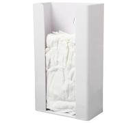 KOMBIUDA Caja Dispensadora de Guantes Acrílica de Color Claro para Pared, Organizador de Almacenamiento Multifuncional con Gran Capacidad, Diseño Transparente para Baño y Cocina, Soporte