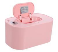KOMBIUDA Calentador para Toallitas Húmedas Portátil Caja Calentadora con Termostato Seguro y Fácil de Usar para Hogar y Viajes Color Rosa