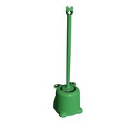 KOMBIUDA Cepillo de Limpieza Cerdas Suaves de PP para con Diseño de Rana Verde para Baño para Limpiar Eficazmente Suciedad y Manchas, Adecuado para Hoteles y Dormitorios