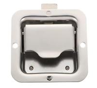 KOMBIUDA Cerradura de Pestillo para Puerta de Remolque de Viaje Acero Inoxidable Resistente al Desgaste Bloqueo de Panel para Autocaravana sin Cilindro 1 Unidad Accesorio Seguro para