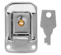 KOMBIUDA Cierre de Maleta Pestillo de Palanca Metálico Pequeño Hebilla de Cierre Llave para Cajas y Armarios Pestillo Seguro para Equipaje Cerradura Compacta Vintage Uso para Maletas y