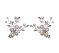 KOMBIUDA Clips para Zapatos de Boda con Perlas y Hebillas Decorativas Desmontables para Tacones Altos Accesorio Elegante para Novias y de Honor