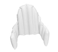 KOMBIUDA Cojín Inflable para Silla de Ñiño y Sofá, Respaldo Multifuncional de Pvc white, Fácil de Limpiar, Adecuado para Picnics al Aire Libre y Comedor