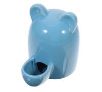 KOMBIUDA comedero automatico para Mascotas Auto comedero para Gatos Bebedero para Gatos Mini artículos para Mascotas de Conejo dispensador de Agua y Azul