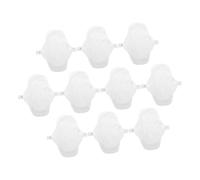 KOMBIUDA Compresas Menstruales Reutilizables 10 Piezas Algodón Lavable Capa para Uso Diario Higiénicas y Absorbentes para Mujeres