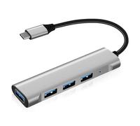 KOMBIUDA Concentrador Tipo c De Adaptador USB para Portátil Conector USB para Ordenador Portátil Múltiple Escenario De Oficina