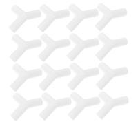 KOMBIUDA Conector en T para Tiendas de Campaña 135 Grados Plástico Color Claro 12 Mm 20 Piezas Accesorio para Carpa Niños Invernadero Toldo Montaje y Reparación de Postes