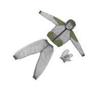 KOMBIUDA Conjunto De Ropa Capucha Para Actividades Al Aire Incluye Camisa Pantalón y Guantes Para Protegerse De Mosquitos Sol