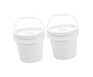 KOMBIUDA Contenedor para de Almacenamiento Cubo de 4 L para para Bebés con Sello Soporte de Plástico Reutilizable para para El Hogar Y El Automóvil