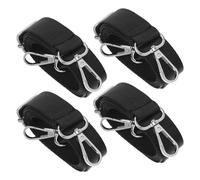 KOMBIUDA Correas Ajustables para Patas de Manta de Caballo Elásticas de Nailon Hebillas Metálicas Dobles Giratorias, 4 Unidades de 150 Cm, Accesorios para Mantas de Caballos en