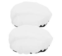 KOMBIUDA Cubierta de Lámpara Redonda de Tela 27 Cm, 2 Piezas, Difusor de Luz para Fotografía, Pantalla para Lámparas de Relleno, Accesorios para Iluminación de Estudio