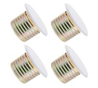 KOMBIUDA Cubierta Oculta para Rociador contra Incendios de Hierro 8,5 Cm, 4 Piezas, Placas Planas para Techo, Protección Resistente y Compatible Sistemas de Seguridad en Hogar y