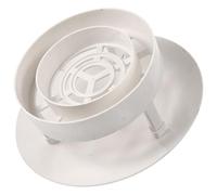 KOMBIUDA Cubierta Protectora de Chimenea de PVC Blanco Tapa de Ventilación para Conductos de 160-250 MM Sombrerete Transpirable para Uso en Estufas y Chimeneas Protección contra Lluvia