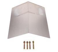 KOMBIUDA Cubierta Protectora para Cámara de Seguridad de Acero Inoxidable Resistente Lluvia y Sol Montaje Pared para Cámaras Exteriores Tipo Cúpula y Bullet Protección para al Aire Libre