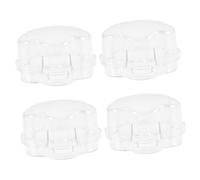 KOMBIUDA Cubiertas Para Perillas De Estufa A Prueba De Niños Cubiertas Para Quemadores De Estufas De Gas Translúcidas Y Seguras