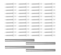 KOMBIUDA de Doble Cabeza sin Marcas para Rodapiés 200 Unidades con 4 Casquillos Fijación sin Taladro Tornillos Invisibles de Acero para Decoración y Carpintería