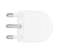 KOMBIUDA Enchufe Italiano de 3 Clavijas Desmontable 16A Ac250V Enchufe Macho Plástico Conexión a Tierra para Uso Doméstico y Viajes