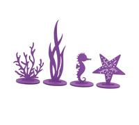 KOMBIUDA Figuras Decorativas de Algas Marinas de Fieltro Adornos Oceánicos Decoración de Verano Manualidades Creativas para Oficinas y Adornos de Fiesta