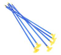 KOMBIUDA Flechas de Plástico para 42 Cm, Juego de 6 Piezas Ventosa Segura, Flechas de Práctica para Interiores y Exteriores, Accesorio de Tiro con Niña