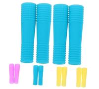 KOMBIUDA Funda Para Mango De Cutícula De Silicona 6 Piezas Color Aleatorio Antideslizante Para Manicura Protección Adecuada Para Tijeras De Uñas Doméstico y Profesional