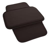 KOMBIUDA Funda Protectora para Reposabrazos de Coche, Cubierta de Alfombrilla para Caja de Reposabrazos de Pu, Marrón, para Consola Central de Coche, Antideslizante, Suave y Cómoda,